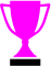 Pink Trophy Cups